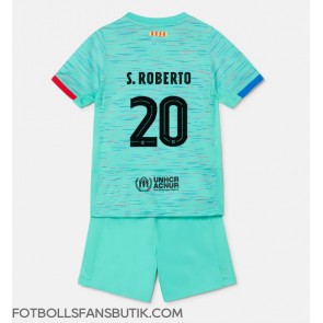 Barcelona Sergi Roberto #20 Replika Tredje Tröja Barn 2023-24 Kortärmad (+ Korta byxor)